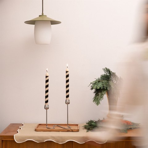 Lampa wisząca JINGU A czarna do salonu, jadalni  