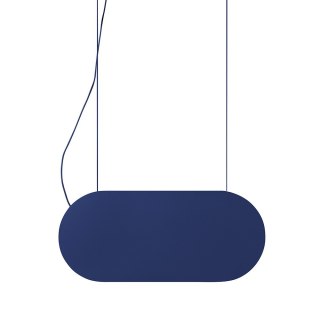 Lampa wisząca MALUMI A granatowa do salonu, jadalni  