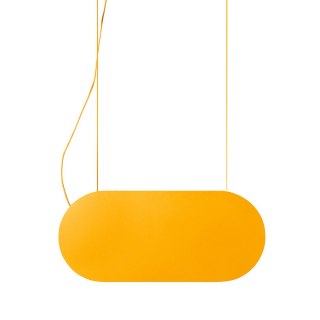 Lampa wisząca MALUMI A melonowa do salonu, jadalni  