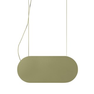 Lampa wisząca MALUMI A oliwkowa do salonu, jadalni  