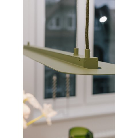 Lampa wisząca SENKEI A czerwono pomarańczowa do salonu lub jadalni