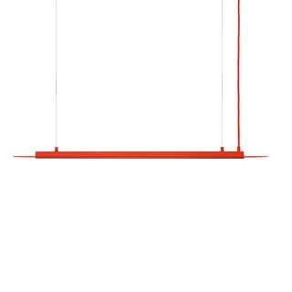 Lampa wisząca SENKEI B czerwono pomarańczowa do salonu lub jadalni