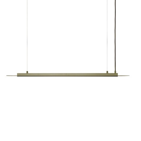 Lampa wisząca SENKEI B oliwkowa do salonu lub jadalni