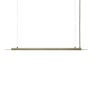 Lampa wisząca SENKEI C oliwkowa do salonu lub jadalni