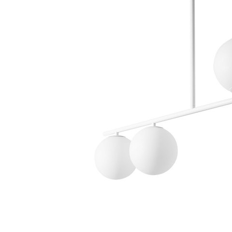 Lampa wisząca SUGURI A biała rozmiar S do salonu, jadalni  
