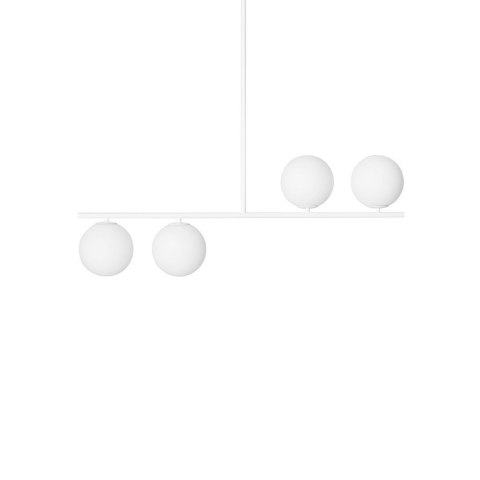 Lampa wisząca SUGURI A biała rozmiar L do salonu, jadalni  