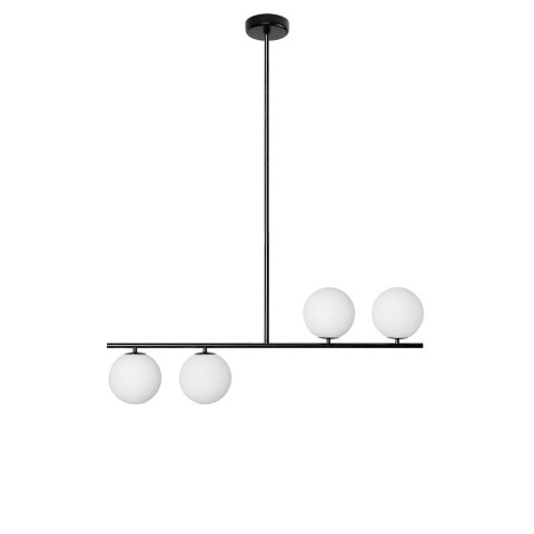 Lampa wisząca SUGURI A czarna rozmiar L do salonu, jadalni  