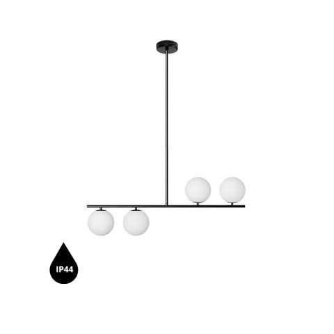Lampa wisząca SUGURI A czarna rozmiar L łazienkowa do salonu, jadalni  
