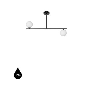 Lampa wisząca SUGURI C czarna łazienkowa do salonu, jadalni  