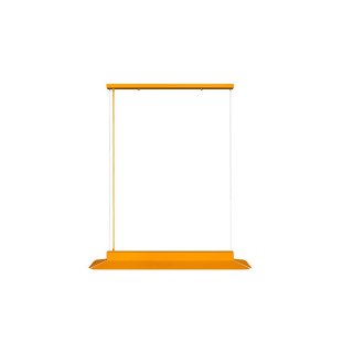 Lampa wisząca YOTTSU A melonowa do salonu, jadalni  