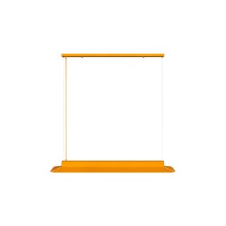 Lampa wisząca YOTTSU B melonowa do salonu, jadalni  