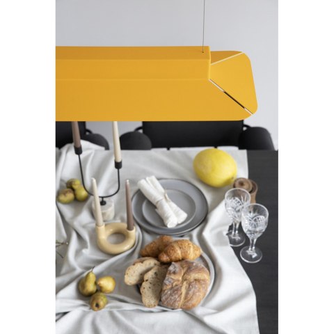 Lampa wisząca YOTTSU C niebieska do salonu, jadalni  