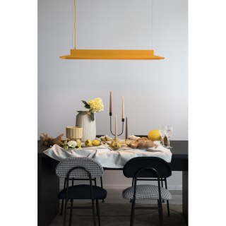 Lampa wisząca YOTTSU C melonowa do salonu, jadalni  