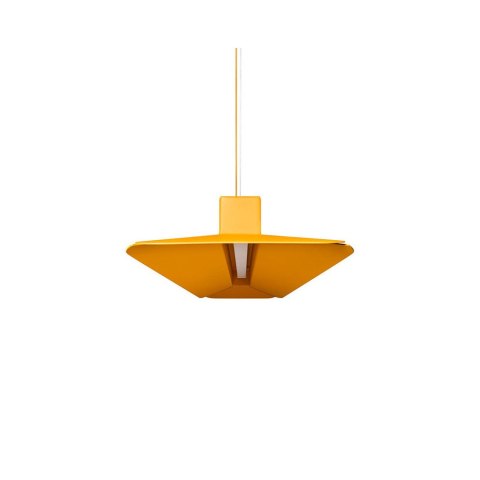 Lampa wisząca YOTTSU C melonowa do salonu, jadalni  