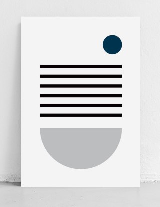 Plakat geometryczny do salonu lub sypialni