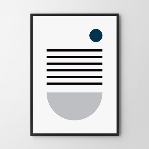 Plakat geometryczny do salonu lub sypialni