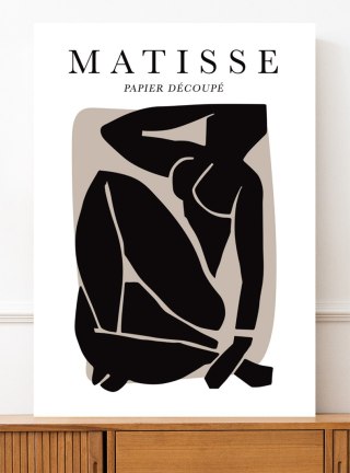 Plakat Henri Matisse czarna postać do salonu lub sypialni