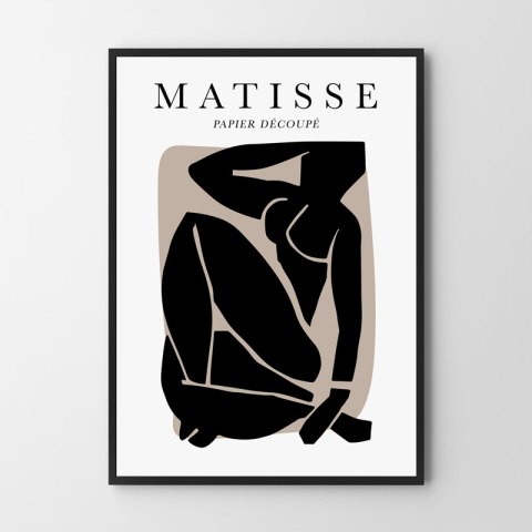 Plakat Henri Matisse czarna postać do salonu lub sypialni