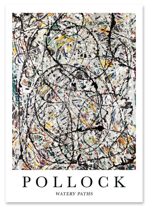 Plakat Jackson Pollock reprodukcja do salonu lub sypialni