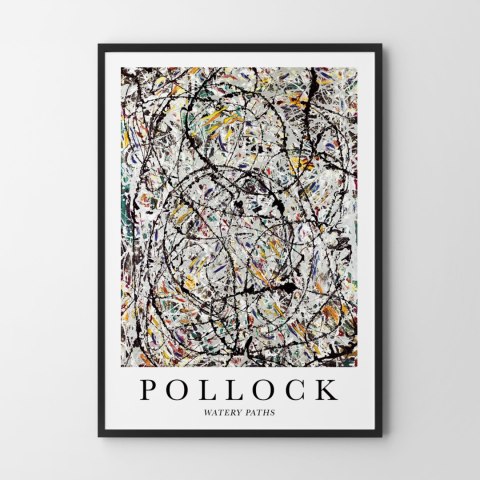 Plakat Jackson Pollock reprodukcja do salonu lub sypialni