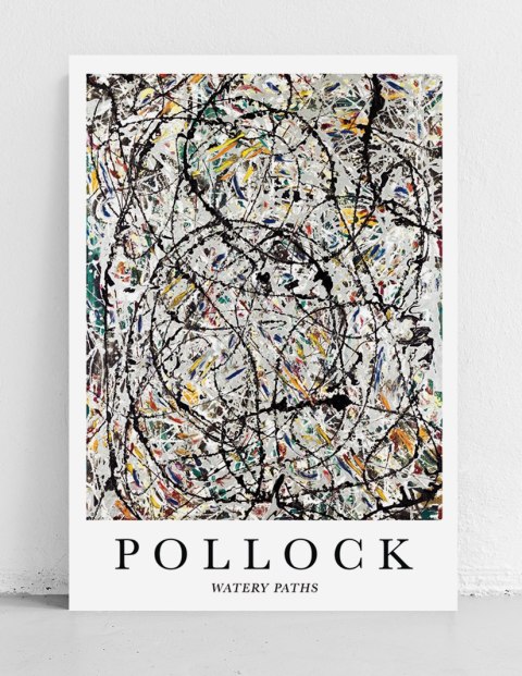 Plakat Jackson Pollock reprodukcja do salonu lub sypialni