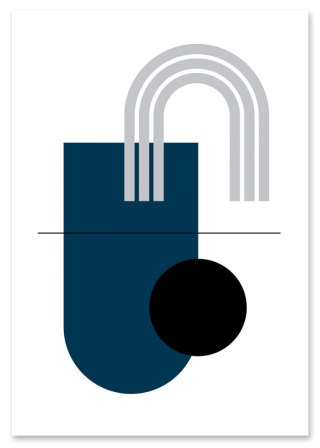 Plakat minimalistyczny do salonu lub sypialni
