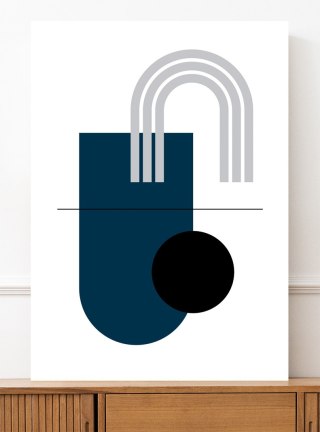 Plakat minimalistyczny do salonu lub sypialni