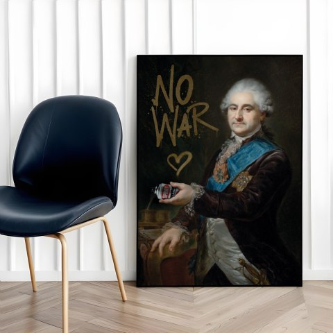 Plakat Stop War portret pop art do salonu lub sypialni