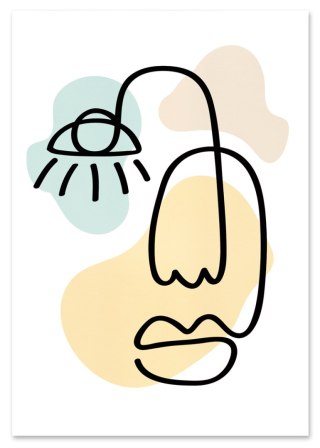 Plakat portret twarzy Henri Matisse do salonu lub sypialni
