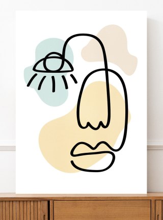 Plakat portret twarzy Henri Matisse do salonu lub sypialni