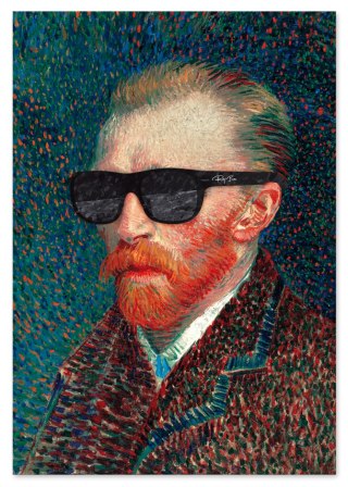Plakat Vincent van Gogh autoportret pop art do salonu lub sypialni