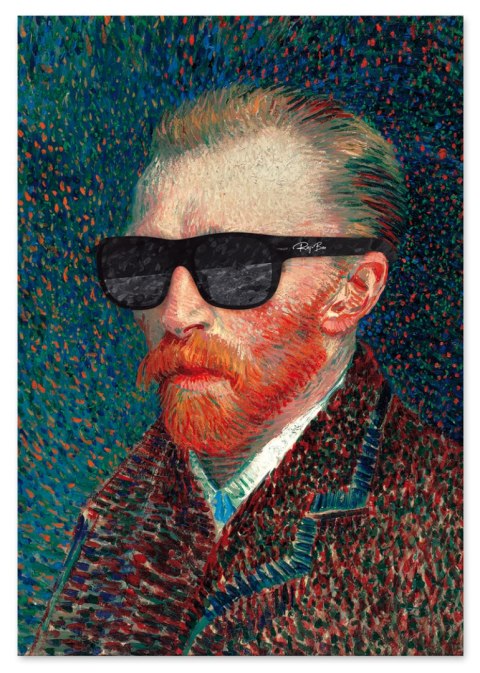 Plakat Vincent van Gogh autoportret pop art do salonu lub sypialni