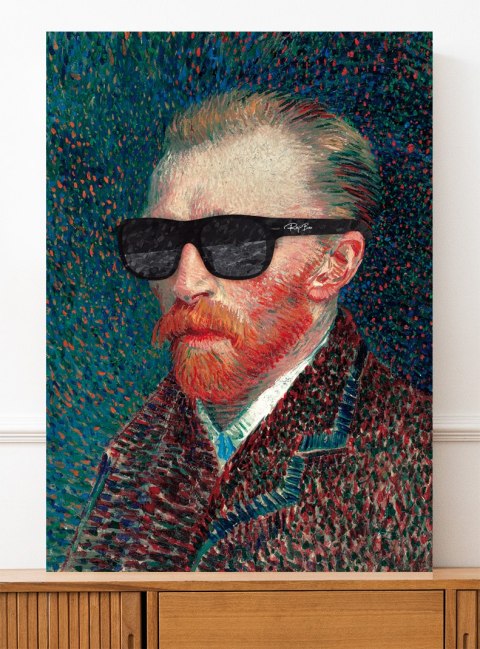 Plakat Vincent van Gogh autoportret pop art do salonu lub sypialni