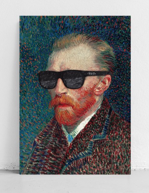 Plakat Vincent van Gogh autoportret pop art do salonu lub sypialni