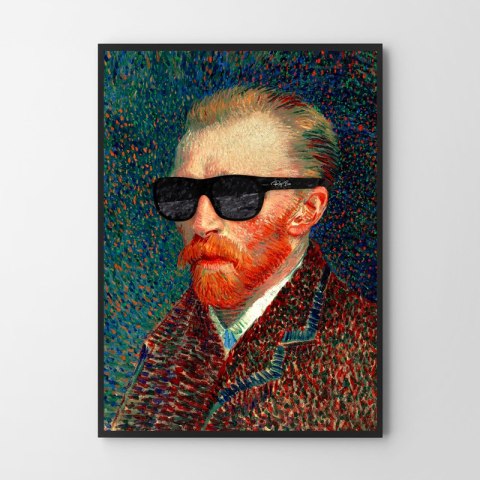 Plakat Vincent van Gogh autoportret pop art do salonu lub sypialni