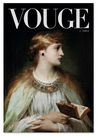 Plakat Vogue pop art do salonu lub sypialni