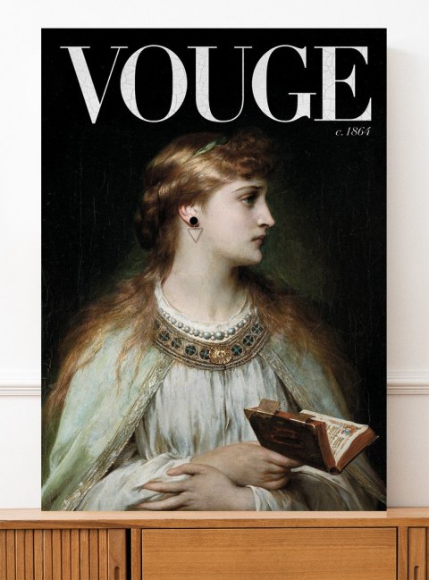 Plakat Vogue pop art do salonu lub sypialni