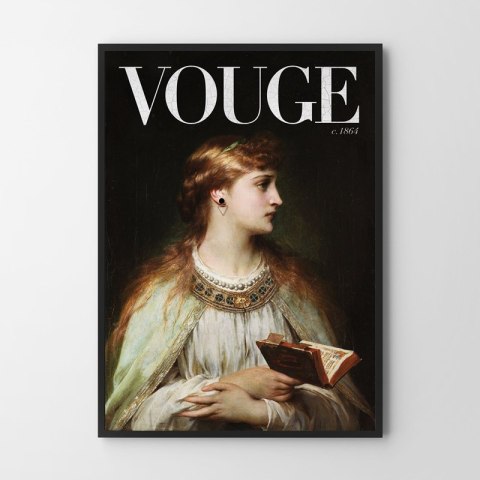 Plakat Vogue pop art do salonu lub sypialni