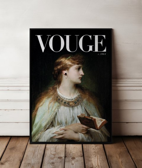 Plakat Vogue pop art do salonu lub sypialni