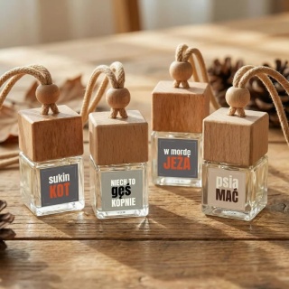 Zestaw 4 szt zapachów do auta