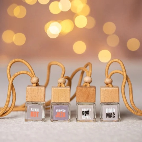 Zestaw 4 szt zapachów do auta