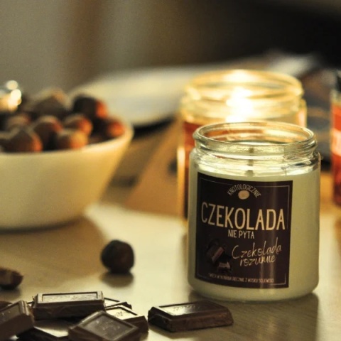 Czekolada nie pyta, Czekolada rozumie - świeca sojowa 250 ml
