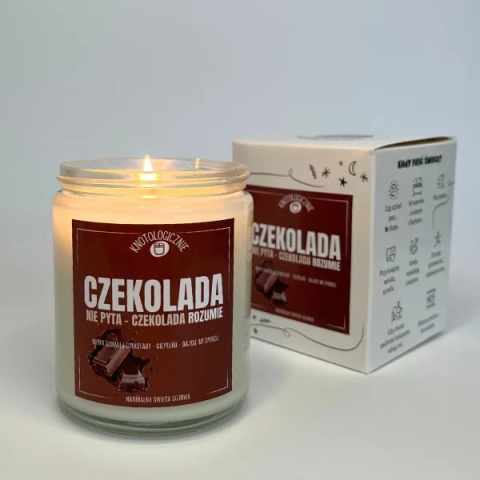 Czekolada nie pyta, Czekolada rozumie - świeca sojowa 250 ml