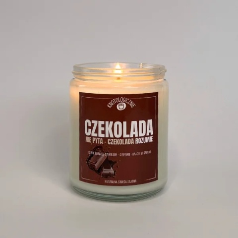 Czekolada nie pyta, Czekolada rozumie - świeca sojowa 250 ml
