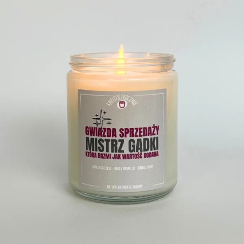 Gwiazda sprzedaży mistrz gadki - świeca sojowa 250 ml