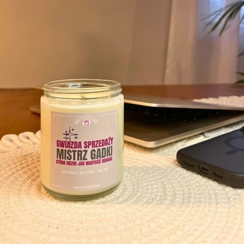 Gwiazda sprzedaży mistrz gadki - świeca sojowa 250 ml