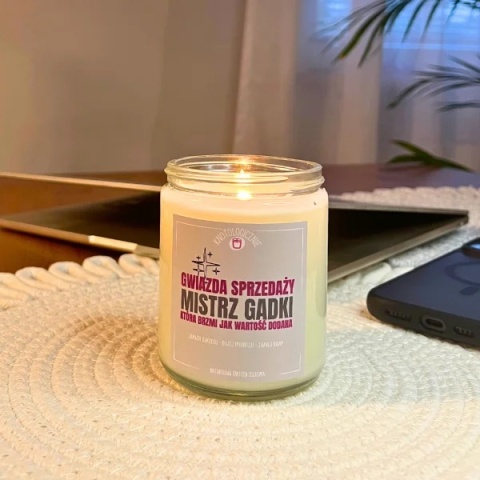 Gwiazda sprzedaży mistrz gadki - świeca sojowa 250 ml