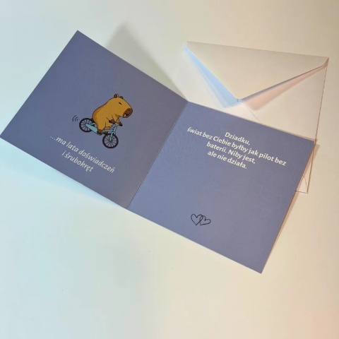 Kartka okolicznościowa - Dziadek potrafi wszystko