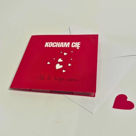 Kartka okolicznościowa - Kocham Cię i tak, to Twoja wina