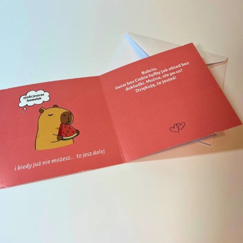 Kartka okolicznościowa - Za babcię